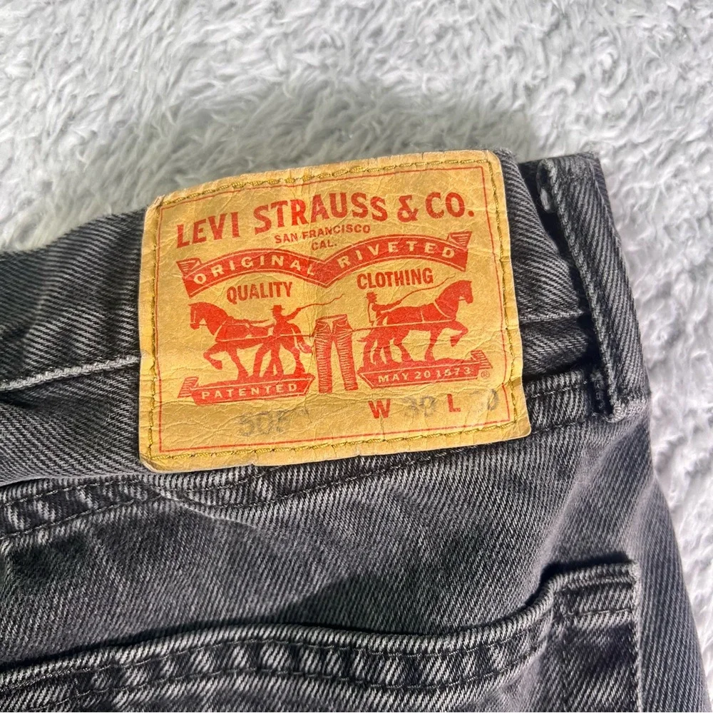 Levi's‎ 505 30x28 faded black Straight Jeans